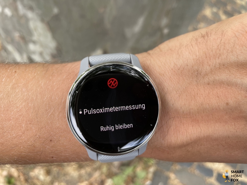 Вы можете видеть пульсоксиметр на Garmin Venu 2 Plus.